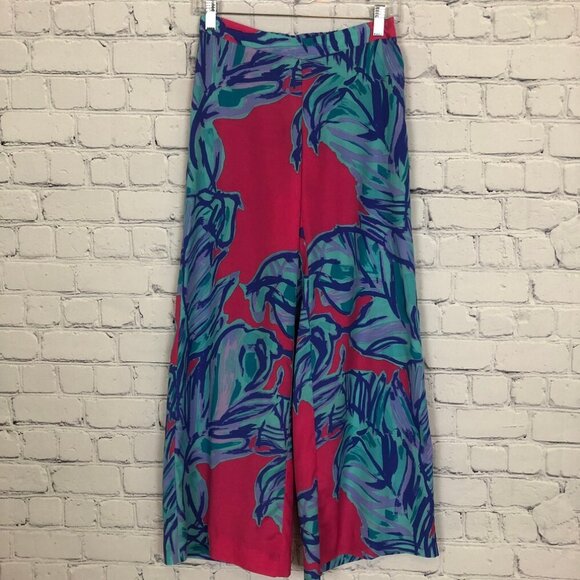 Lilly Pulitzer Pants - Lilly Pulitzer Middleton Palazzo Pants Size XS Chic Pink Sway